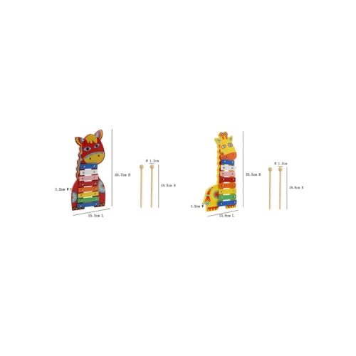 Linda Wooden Animal Xylophone