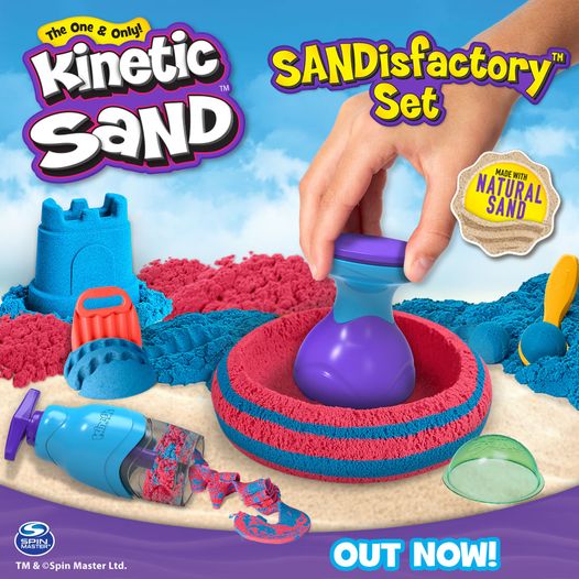NEW Kinetic Sand Sandisfactory Set! How To Play 