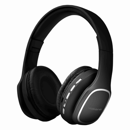 Volkano Phonic Series Bluetooth full size headphones – black