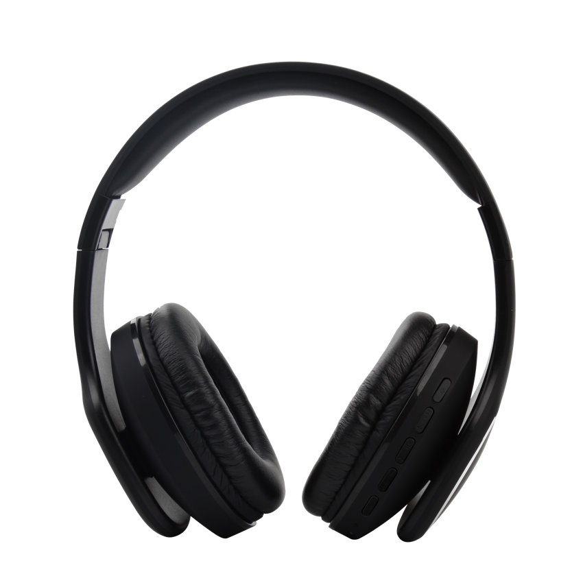 Volkano Phonic Series Bluetooth full size headphones – black