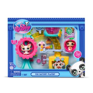 Littlest Pet Shop Fun Factory Playground Playset