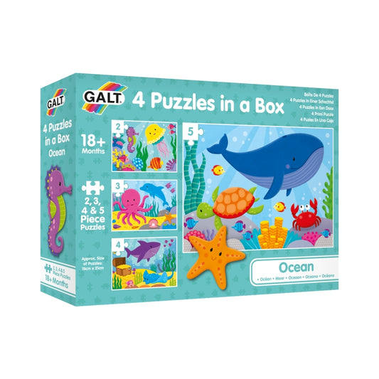 Galt 4 Puzzles in a Box - Ocean