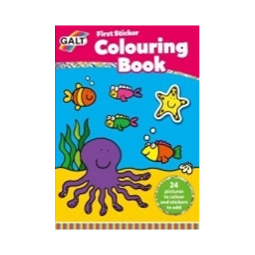 Galt First Sticker Colouring Book