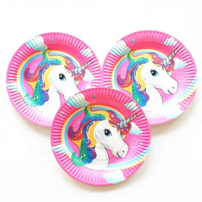 Disposable paper party Plates themed 10 pack