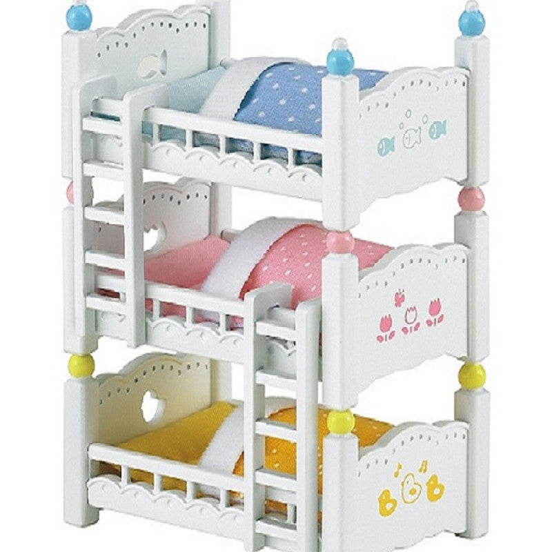 Sylvanian Triple Baby Bunk Beds