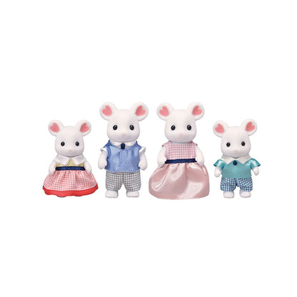 Sylvanian Mashmallow Mouse Family