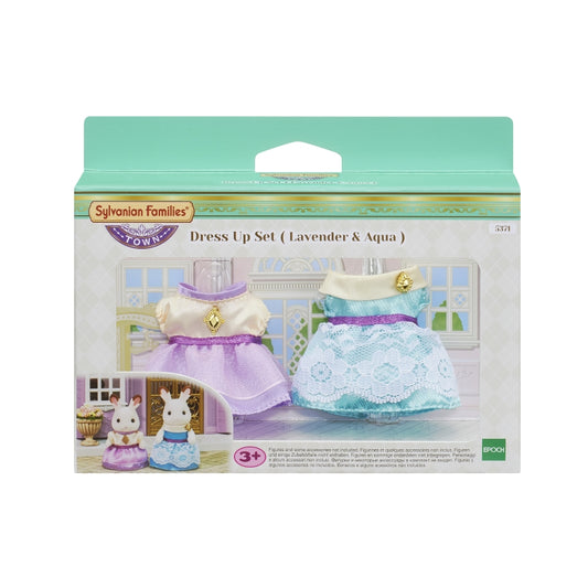 Sylvanian  Derss Up Set ( Lavender & Aqua)