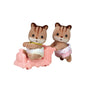 Sylvanian Walnut Squirrel Twins 2021 Version