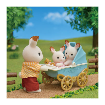 Sylvanian Chocolate Rabbit Twin Set