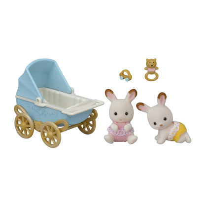 Sylvanian Chocolate Rabbit Twin Set