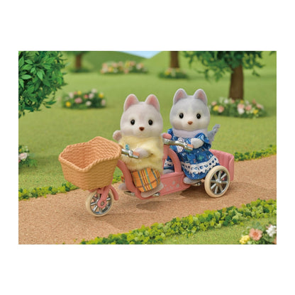 Sylvanian Tandem Cycling Set - Husky 2022