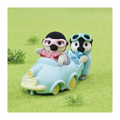 Sylvanian Penguin Babies Ride n Play