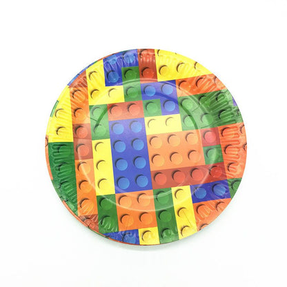 Disposable paper party Plates themed 10 pack