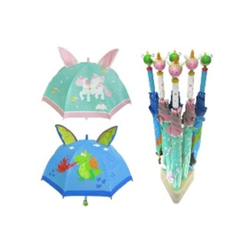 Linda  Unicorn and Dragon Umbrellas