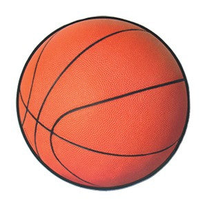 Basketball Cutout 13.5 Inch