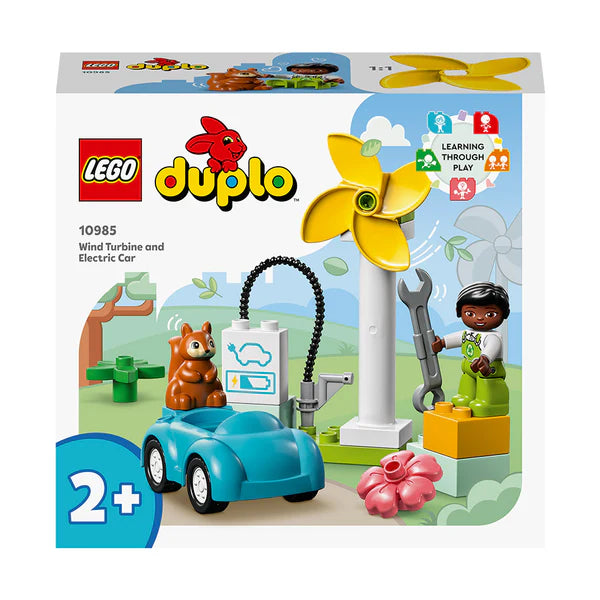 Lego Duplo Wind Turbine and Electric car