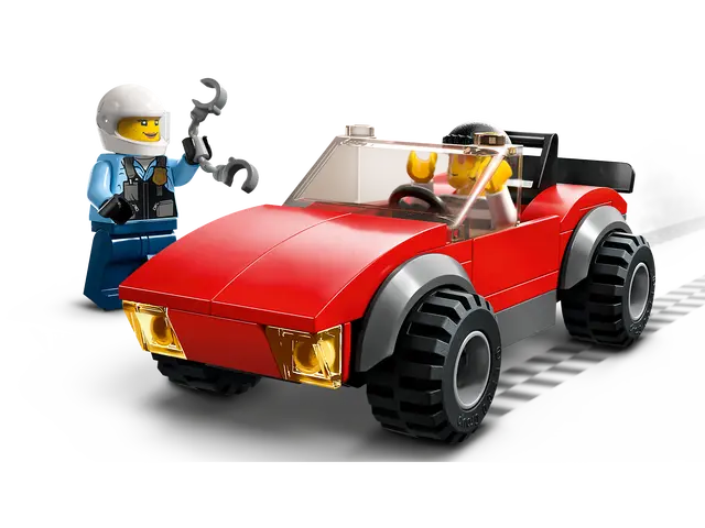 Lego City Police Bike Car Chase