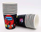 Disposable paper party cups themed 10 pack