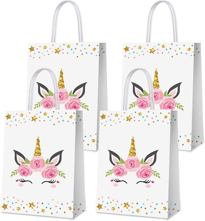 Party Paper  bags  themed 10 pack