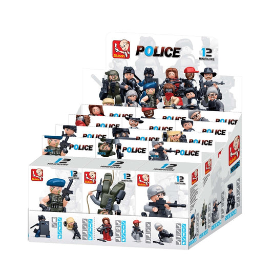Sluban Cops &amp; Robbers Displaying 12 Boxes