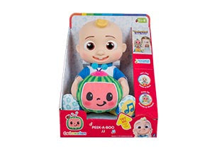 Cocomelon Jj Peek A Boo Feature Plush