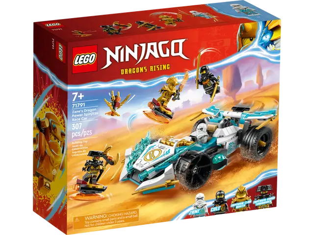 Lego Ninjago Zane’s Dragon Power Spinjitzu Race Car