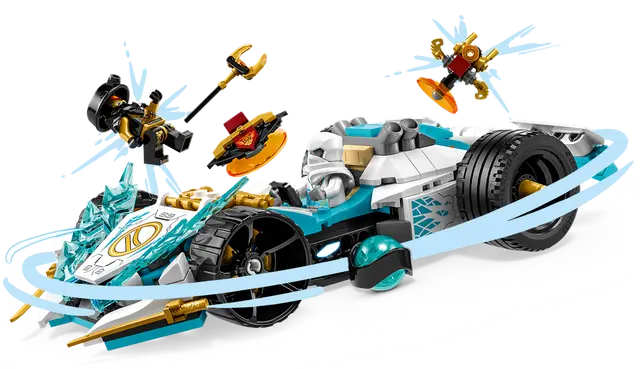 Lego Ninjago Zane’s Dragon Power Spinjitzu Race Car