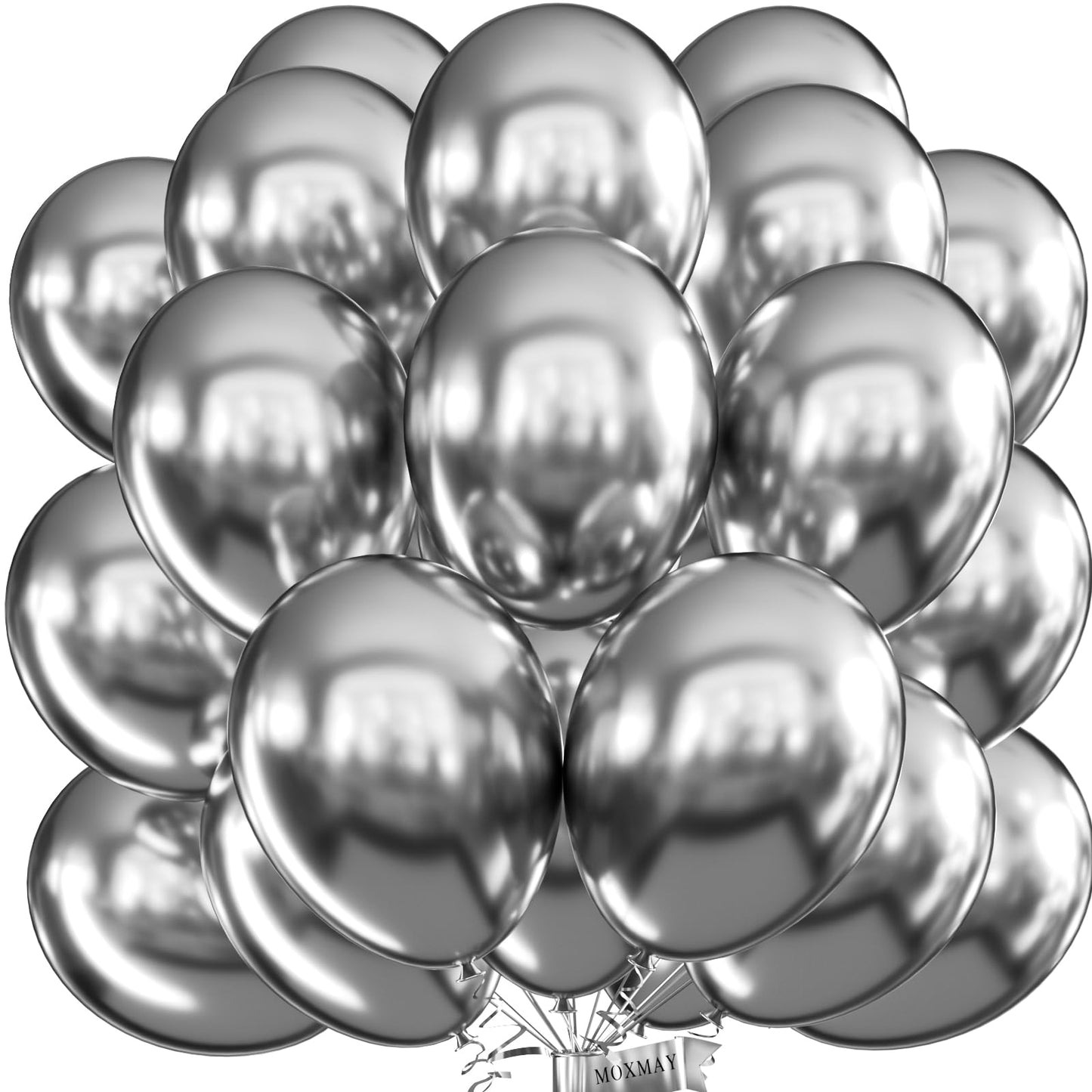 Balloons 5 inches Latex chrome metallic 100pcs