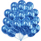 Balloons 5 inches Latex chrome metallic 100pcs