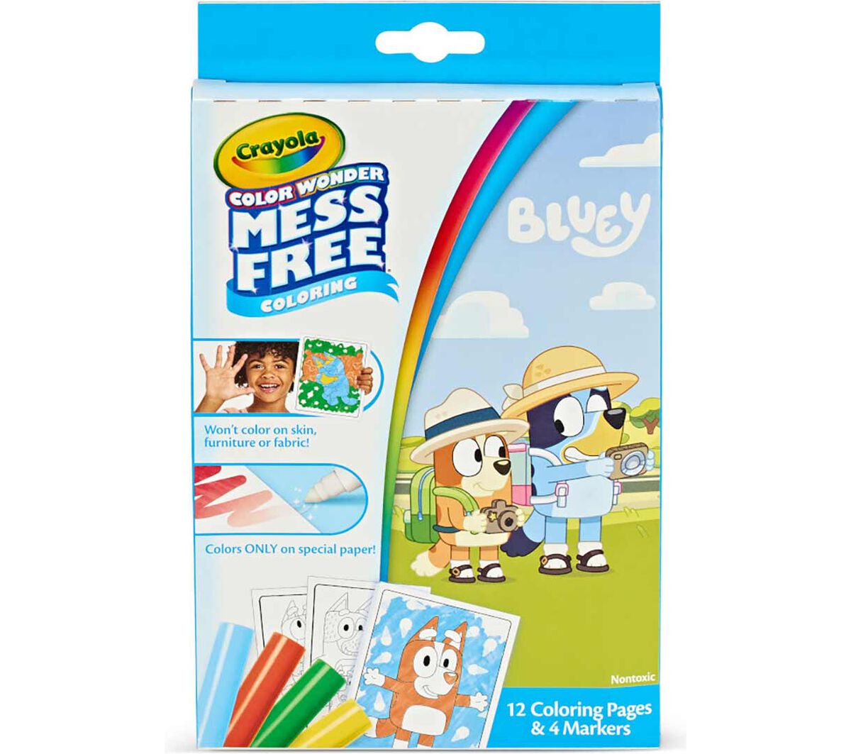 Crayola Color Wonder Set Bluey, Foldelope, 4 Mini