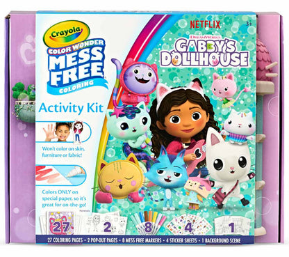 Crayola Gabby's Dollhouse 40pc Coloring Case