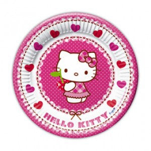 Hello Kitty Hearts Plates