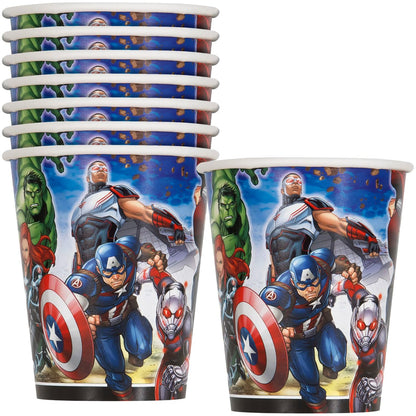 Disposable paper party cups themed 10 pack