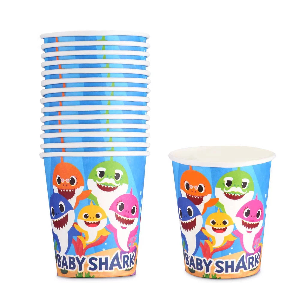 Disposable paper party cups themed 10 pack