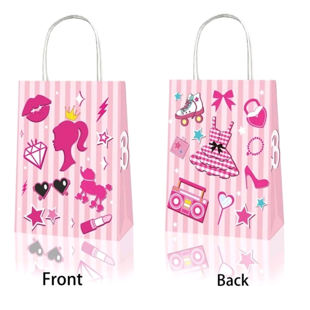 Party Paper  bags  themed 10 pack