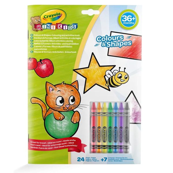 Crayola Mini Kids 18pg Maxi Coloring Page &  4ct M