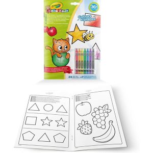 Crayola Mini Kids 18pg Maxi Coloring Page &  4ct M