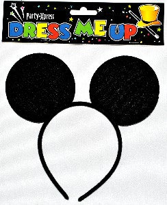 Headpiece Mouse Ears Black