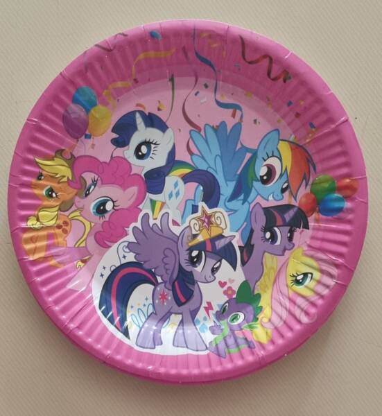 Disposable paper party Plates themed 10 pack