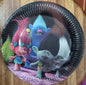 Disposable paper party Plates themed 10 pack