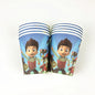 Disposable paper party cups themed 10 pack