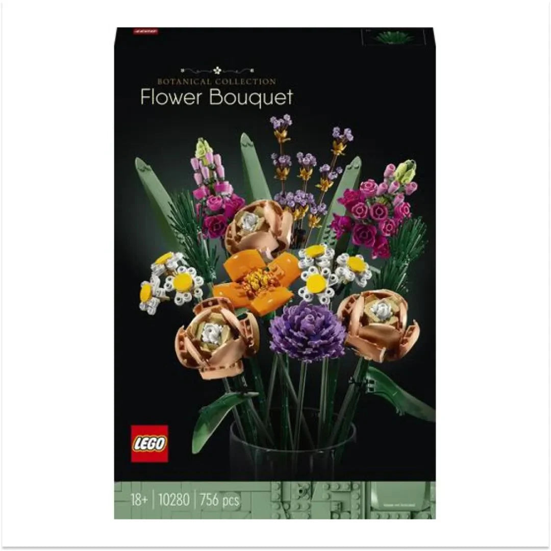 LEGO® ICONS Flower Bouquet 10280 Building Kit (756 Pieces)