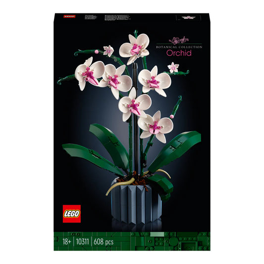 LEGO Icons Orchid Plant Building Set with Flowers - 10311