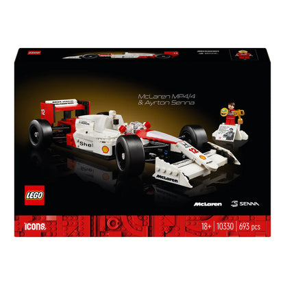 LEGO® ICONS™ McLaren MP4/4 & Ayrton Senna