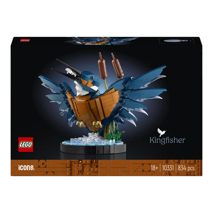 LEGO® Icons Kingfisher Bird 10331 Building Blocks Toy Set (834 Pieces)