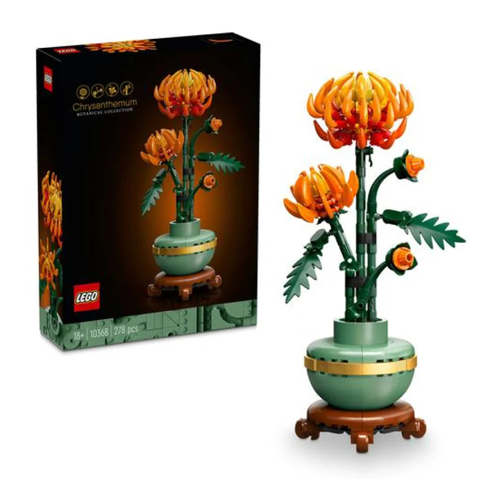 Lego Icons Chrysanthemum Flower Decor Pieces 278