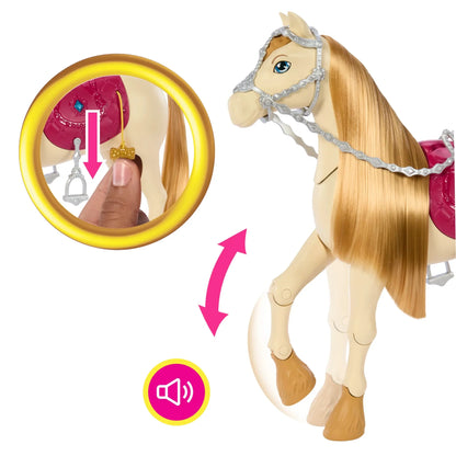 Barbie Toy Horse with Sounds, Music & Accessories