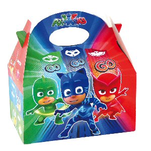 Disposable paper party boxes themed 10 pack