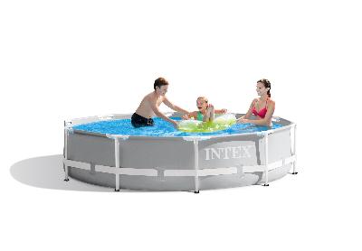 Intex 305cm X 76cm Metal-frame Pool (w/pump)