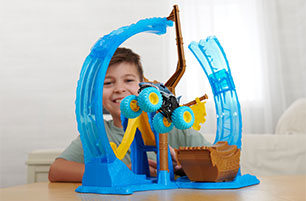 Monster Jam Megalodon Loop Of Doom Playset